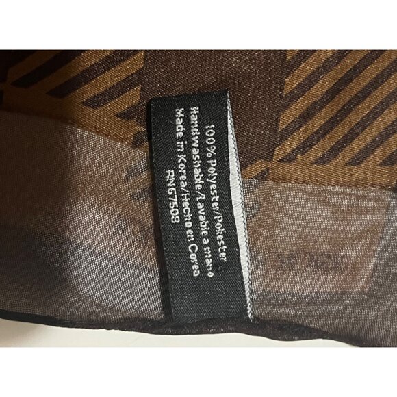 Assorted Polyester 7 Silk Scarves Lot Of 7 - Jones New York & Others - Various C - Picture 7 of 16